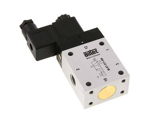 electrovanne NO 3/2 G1/4'' 24V DC 2.5-10bar/35.0-140psi Airtec
