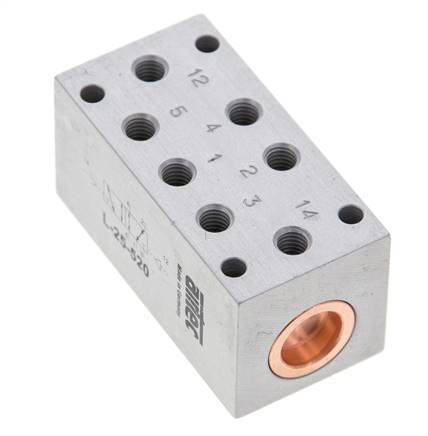 valve pilote d'air bistable 5/2 M5 0-10bar/0-140psi Airtec