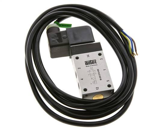 electrovanne 5/2 G1/8'' 230V AC ATEX 2-10bar/28-140psi Airtec