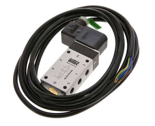 electrovanne 5/2 G1/8'' 230V AC ATEX 2-10bar/28-140psi Airtec