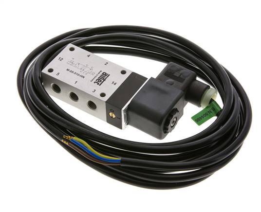 electrovanne 5/2 G1/8'' 230V AC ATEX 2-10bar/28-140psi Airtec
