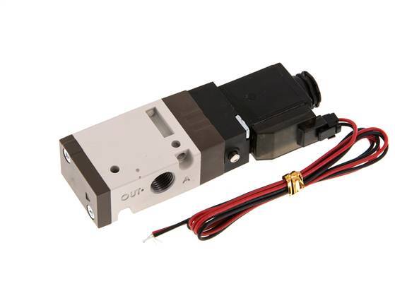 electrovanne NO 3/2 G1/8'' 24V DC 1.5-10bar/21.0-140psi Fiche 2 broches YPC