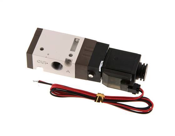 electrovanne NO 3/2 G1/8'' 24V DC 1.5-10bar/21.0-140psi Fiche 2 broches YPC