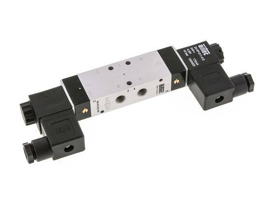 electrovanne bistable 5/2 G1/8'' 24V DC 3-10bar/42-140psi Airtec