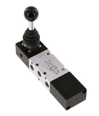 valve à levier manuel de centre de pression 5/3 G1/8'' -0.95-10bar/-13.2-140psi