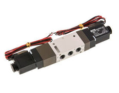 electrovanne de centre de pression 5/3 G1/8'' 24V DC 2-10bar/28-140psi Fiche à 2 broches YPC