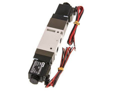 electrovanne de centre de pression 5/3 G1/8'' 24V DC 2-10bar/28-140psi Fiche à 2 broches YPC
