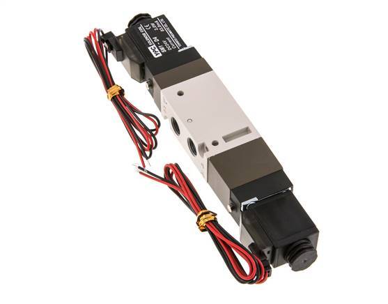 electrovanne de centre de pression 5/3 G1/8'' 24V DC 2-10bar/28-140psi Fiche à 2 broches YPC