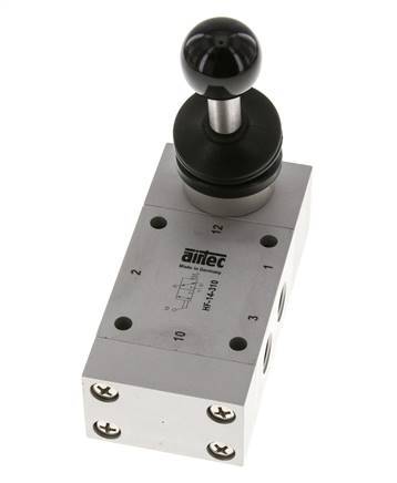 valve manuelle à levier 3/2 G1/4'' 0-12bar/0-168psi Airtec