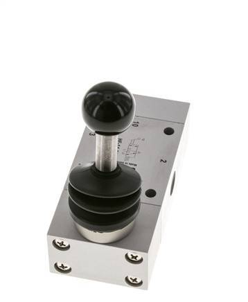 valve manuelle à levier 3/2 G1/4'' 0-12bar/0-168psi Airtec