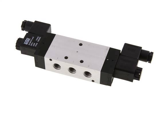 electrovanne centrale d'échappement 5/3 G1/4'' 12V DC 3-10bar/42-140psi Airtec