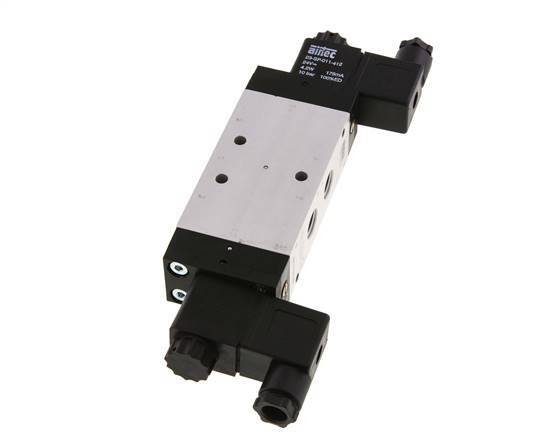 electrovanne centrale d'échappement 5/3 G1/4'' 12V DC 3-10bar/42-140psi Airtec