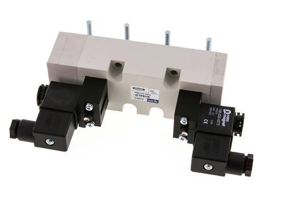 5/3 ISO 5599-2 Electrovanne à centre fermé 24V AC 2-10bar/28-140psi YPC