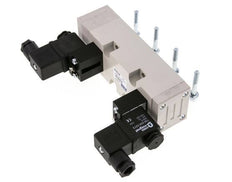 5/3 ISO 5599-2 Electrovanne à centre fermé 24V AC 2-10bar/28-140psi YPC