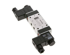 5/3 G1/8'' Exhaust Center Solenoid Valve 12V DC 3-8bar/42-112psi Airtec