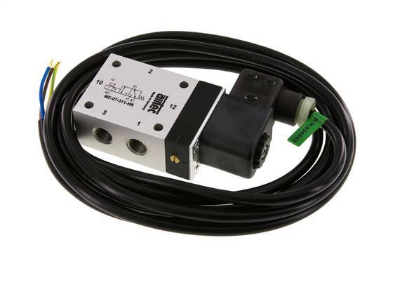 electrovanne 3/2 G1/4'' (G1/8'') pilote externe 230V AC ATEX 0-10bar/0-140psi Airtec