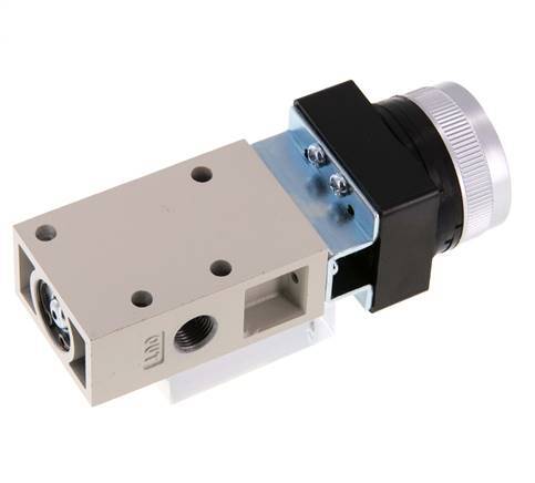 valve à bouton poussoir 3/2 G1/8'' vert 0-8bar/0-112psi YPC