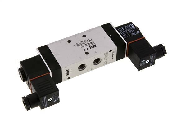 5/3 G1/4'' Electrovanne centrale d'échappement 24V DC ATEX 3-10bar/42-140psi Airtec