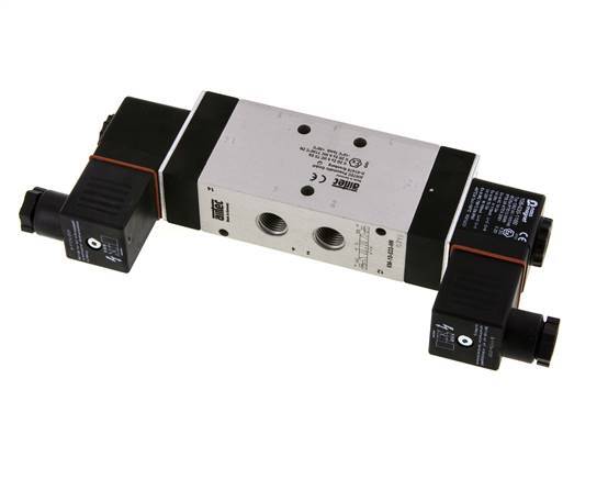 5/3 G1/4'' Electrovanne centrale d'échappement 24V DC ATEX 3-10bar/42-140psi Airtec