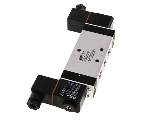 5/3 G1/4'' Electrovanne centrale d'échappement 24V DC ATEX 3-10bar/42-140psi Airtec