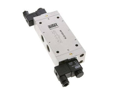 5/3 G1/2'' Center Closed Solenoid Valve 115V AC 3-10bar/42-140psi Airtec