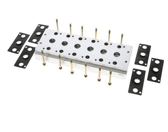 Manifold 6 stations E.MC 5/2 5/3 voies