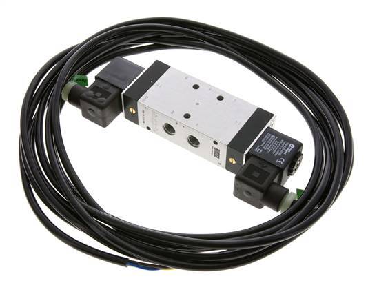 5/3 G1/4'' Electrovanne à centre fermé 230V AC ATEX 3-10bar/42-140psi Airtec