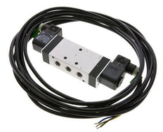 5/3 G1/4'' Center Closed Solenoid Valve 230V AC ATEX 3-10bar/42-140psi Airtec