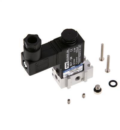 electrovanne 3/2 M5 NC 230V AC 0-8bar/0-112psi YPC