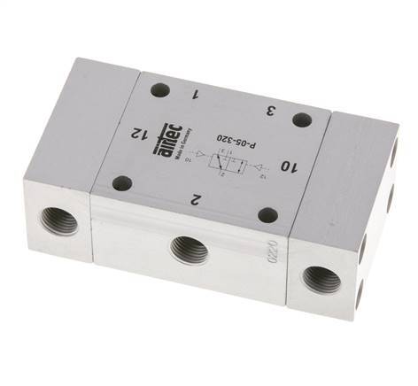 valve pilote d'air bistable 3/2 G1/8'' ATEX 0-10bar/0-140psi Airtec
