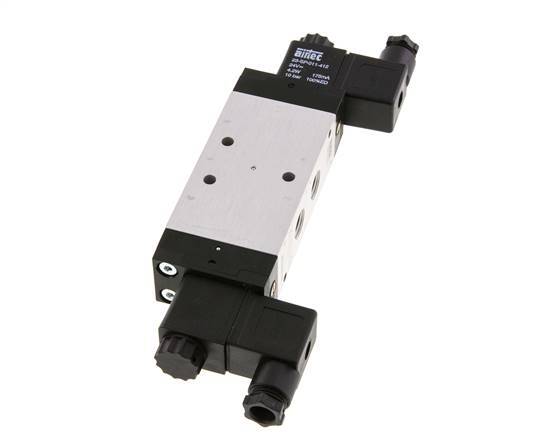 5/3 G1/4'' Electrovanne à centre fermé 24V AC 3-10bar/42-140psi Airtec