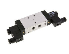 5/3 G1/4'' Electrovanne à centre fermé 24V AC 3-10bar/42-140psi Airtec