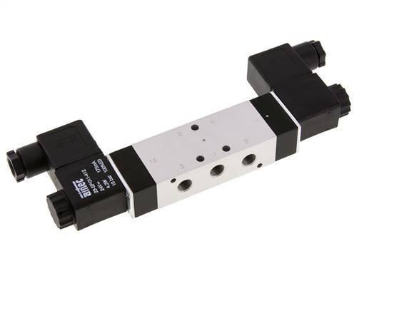 5/3 G1/8'' Pressure Center Solenoid Valve 24V AC 3-10bar/42-140psi Airtec