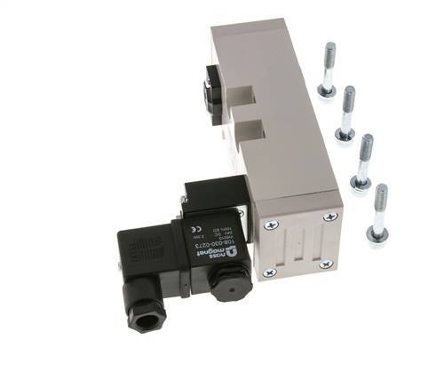 5/2 ISO 5599-2 Electrovanne 24V DC 1.5-10bar/21.0-140psi YPC