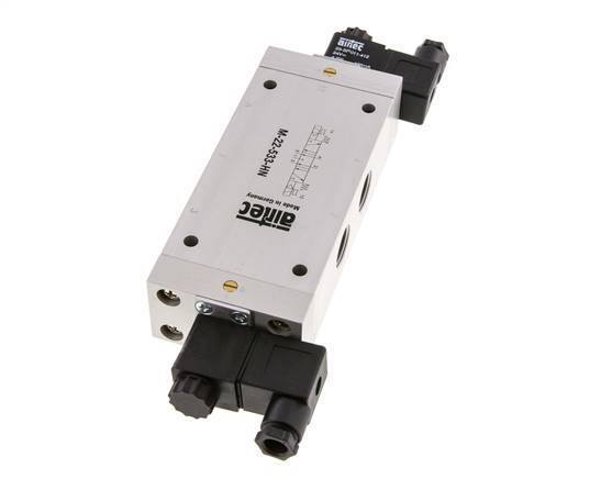 electrovanne centrale d'échappement 5/3 G1/2'' 24V DC 3-10bar/42-140psi Airtec