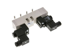 5/3 ISO 5599-1 Electrovanne à centre fermé 12V DC 2-10bar/28-140psi YPC