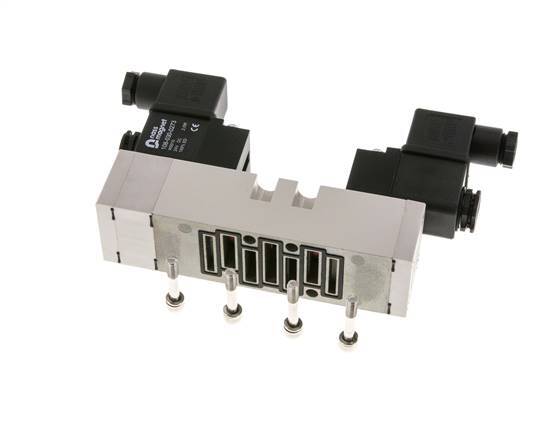 5/3 ISO 5599-1 Electrovanne à centre fermé 12V DC 2-10bar/28-140psi YPC