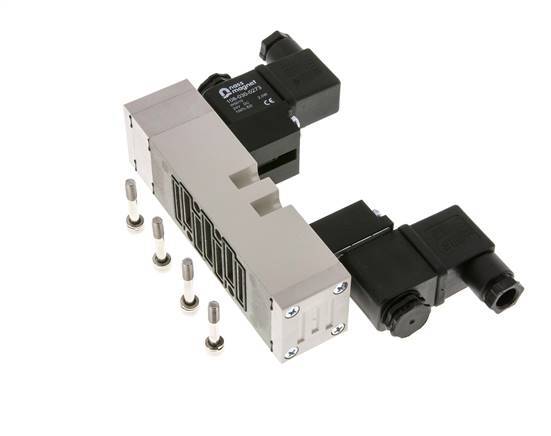 5/3 ISO 5599-1 Electrovanne à centre fermé 12V DC 2-10bar/28-140psi YPC