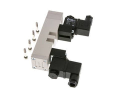 5/3 ISO 5599-1 Electrovanne à centre fermé 12V DC 2-10bar/28-140psi YPC
