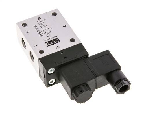 electrovanne 3/2 G1/4'' NC 12V DC 1.5-10bar/21.0-140psi Airtec