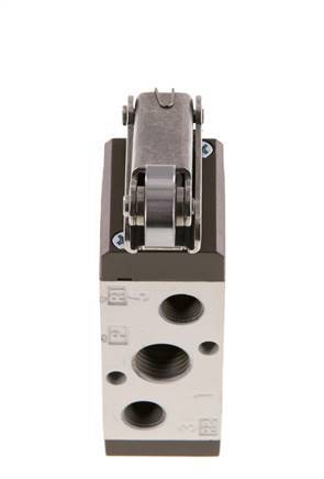 5/2 G1/4'' (G1/8'') Valve à levier à rouleau 0-8bar/0-112psi YPC