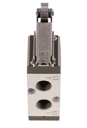 5/2 G1/4'' (G1/8'') Valve à levier à rouleau 0-8bar/0-112psi YPC