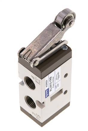 5/2 G1/4'' (G1/8'') Valve à levier à rouleau 0-8bar/0-112psi YPC