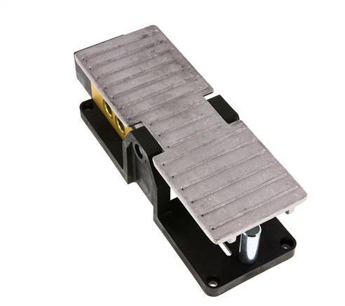 valve à pédale 5/3 G1/4'' à centre fermé 2.5-10bar/35.0-140psi