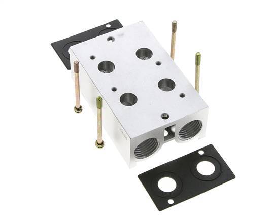 Manifold 2 stations E.MC 3/2 voies