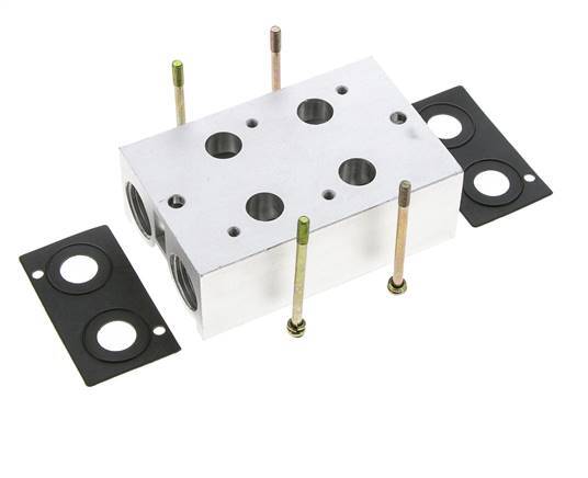 Manifold 2 stations E.MC 3/2 voies