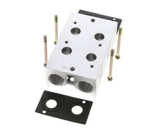 Manifold 2 stations E.MC 3/2 voies
