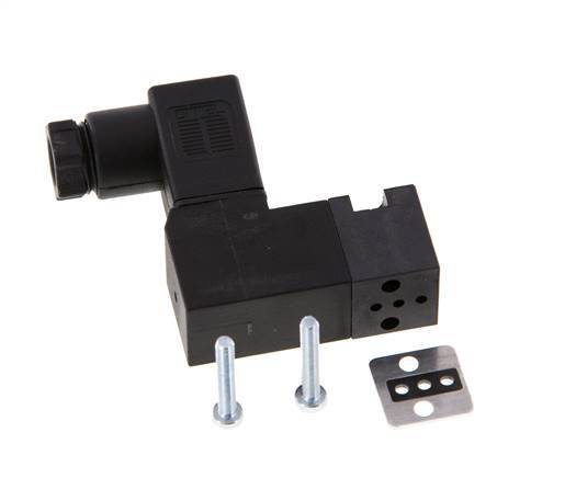 electrovanne NC 3/2 à bride 12V DC 0-8bar/0-112psi YPC
