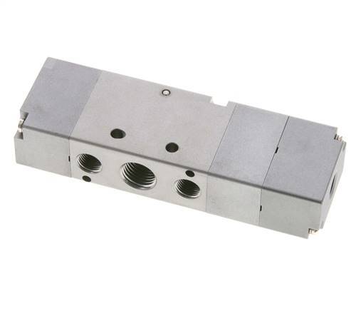 5/3 G1/4'' (G1/8'') Valve pilote d'air à fermeture centrale 1.5-8bar/21.0-112psi E.MC