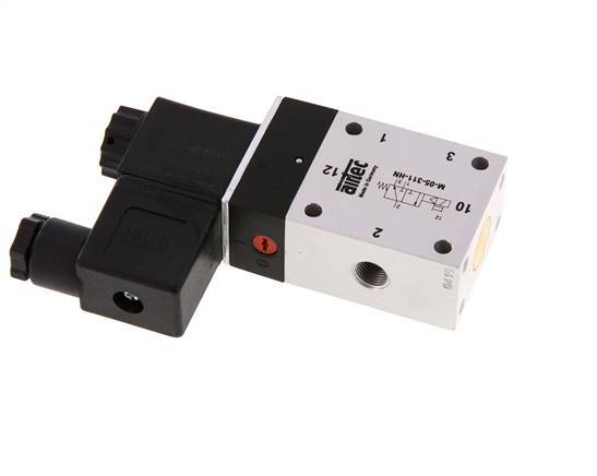 electrovanne 3/2 G1/8'' NC 12V DC 3-10bar/42-140psi Airtec